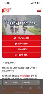 Startbewijs DrechtStedenLoop (UITVERKOCHT!) – Dordrecht, Tickets en Kaartjes, Eén persoon