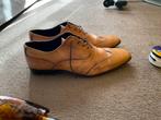 Echt leren Italiaanse nette herenschoenen maat 42, Ophalen, Bruin, Vero Cuoio, Gedragen