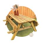 Picknicktafel Robuust gratis bezorgd voor maar €175,-, Ophalen, Nieuw, Rechthoekig