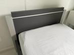 Bedframe luxe grijs silver 90*200, Ophalen, 90 cm, Eenpersoons, Zo goed als nieuw