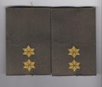 set rangen 1e luitenant gevechtstenue, Verzamelen, Ophalen of Verzenden, Landmacht, Nederland, Embleem of Badge