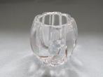 ZGAN zware glazen waxinelichthouder Rasteli helder 8 cm #2, Overige materialen, Ophalen of Verzenden, Zo goed als nieuw, Kandelaar