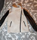 Bershka tussenjas met leren mouwen, Verzenden, Beige, Maat 42/44 (L), Bershka