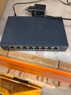 TP-Link TL-SG108 8-Poorts Gigabit Switch, Computers en Software, Netwerk switches, Ophalen of Verzenden, Gebruikt