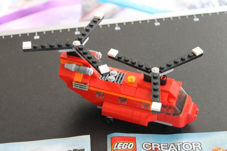 lego creator helicopter 31003 (3 sets in 1), Kinderen en Baby's, Speelgoed | Duplo en Lego, Zo goed als nieuw, Lego, Complete set
