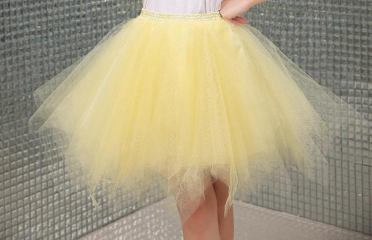 SALES! Gele meerlaagse wijdvallende petticoat OS, Kleding | Dames, Carnavalskleding en Feestkleding, Nieuw, Kleding, Carnaval