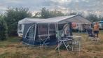 Luifel met dubbele bevestiging voor aan caravan en voortent., Caravans en Kamperen, Caravan accessoires, Ophalen