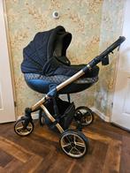 Baby merc Faster 3 Style 3-in-1 Kinderwagen Zwart/Goud, Gebruikt, Combiwagen, Verstelbare duwstang, Ophalen