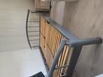 Gratis, Tweepersoons, Zo goed als nieuw, Hout, 140 cm