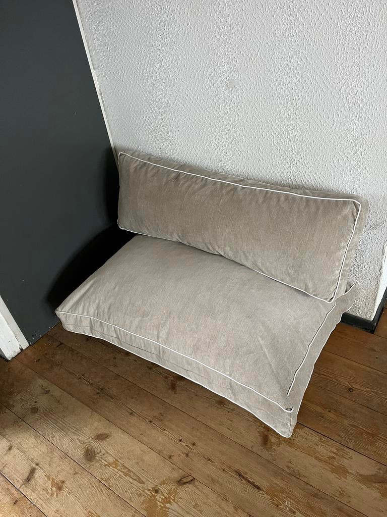 Palletkussens - Comfort voor Binnen & Buiten, Ophalen, Zo goed als nieuw, Beige, Rechthoekig