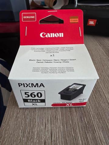 Nieuwe Canon PG-560XL Zwart Inktpatroon beschikbaar voor biedingen