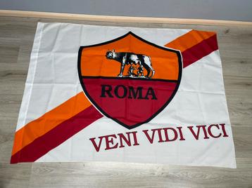 AS Roma vlag – supporters vlag voetbalclub Roma beschikbaar voor biedingen