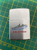Originele Zippo 1973 –NAVO -STANAVFORLANT Hr. Ms. Rotterdam, Ophalen of Verzenden, Zo goed als nieuw, Aansteker