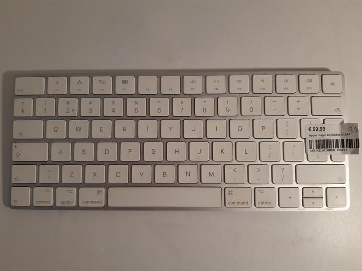 Apple Magic Keyboard A1644 - Zo goed als nieuw!, Computers en Software, Toetsenborden, Zo goed als nieuw, Qwerty, Draadloos, Multimediatoetsen