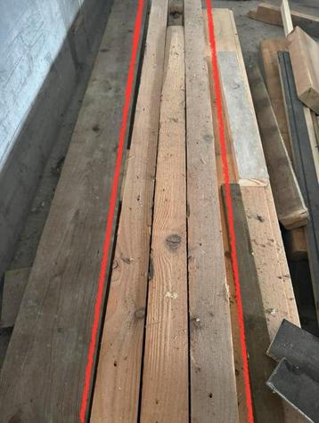 Degelijke Houten Balken - 3 Stuks - Constructiehout beschikbaar voor biedingen