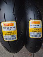 Pirelli Diablo Rosso IV banden set 120/70ZR17 & 180/55ZR17, Ophalen of Verzenden, Nieuw