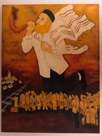 Schilderij (giclée zeefdruk) “sjofar” van Jip Wijngaarden, Antiek en Kunst, Ophalen