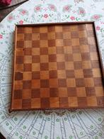 Vintage oud houtenschaakbord/ dambord, Hobby en Vrije tijd, Gezelschapsspellen | Bordspellen, Ophalen, Gebruikt