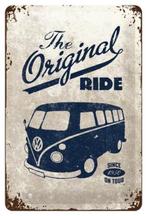 Volkswagen the original ride VW relief metalen reclamebord, Verzamelen, Nieuw, Ophalen of Verzenden
