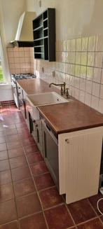 Smeg 6 pits fornuis en zgan vaatwasser, Ophalen, Gebruikt, Enkelwandige keuken, Hout