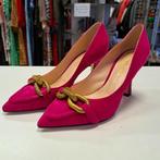 Evaluna statement pumps roze suede + chain voor 38 nr 49867, Pumps, Evaluna, ., Evaluna