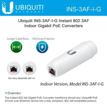  Ubiquiti INS-3AF-I-G Converter beschikbaar voor biedingen
