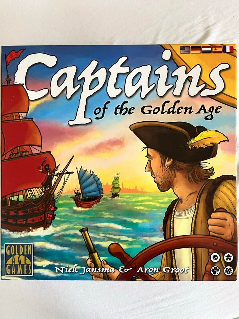 Captains of the Golden Age, Hobby en Vrije tijd, Gezelschapsspellen | Bordspellen, Een of twee spelers, Ophalen of Verzenden, Zo goed als nieuw