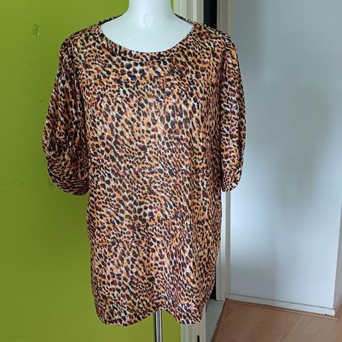 Leuke top van MS Mode maat XXL, Kleding | Dames, Grote Maten, Zo goed als nieuw, Shirt of Top, Bruin, Ophalen of Verzenden