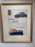 Reclame NASH Auto (ingelijst), Ophalen, Zo goed als nieuw, Auto's