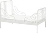 IKEA Meegroeibed Minnen wit, Kinderen en Baby's, Kinderkamer | Bedden, Ophalen, Gebruikt, 70 tot 85 cm, Lattenbodem