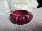 Houten armband Rood, Ophalen of Verzenden, Zo goed als nieuw, Rood, Hout