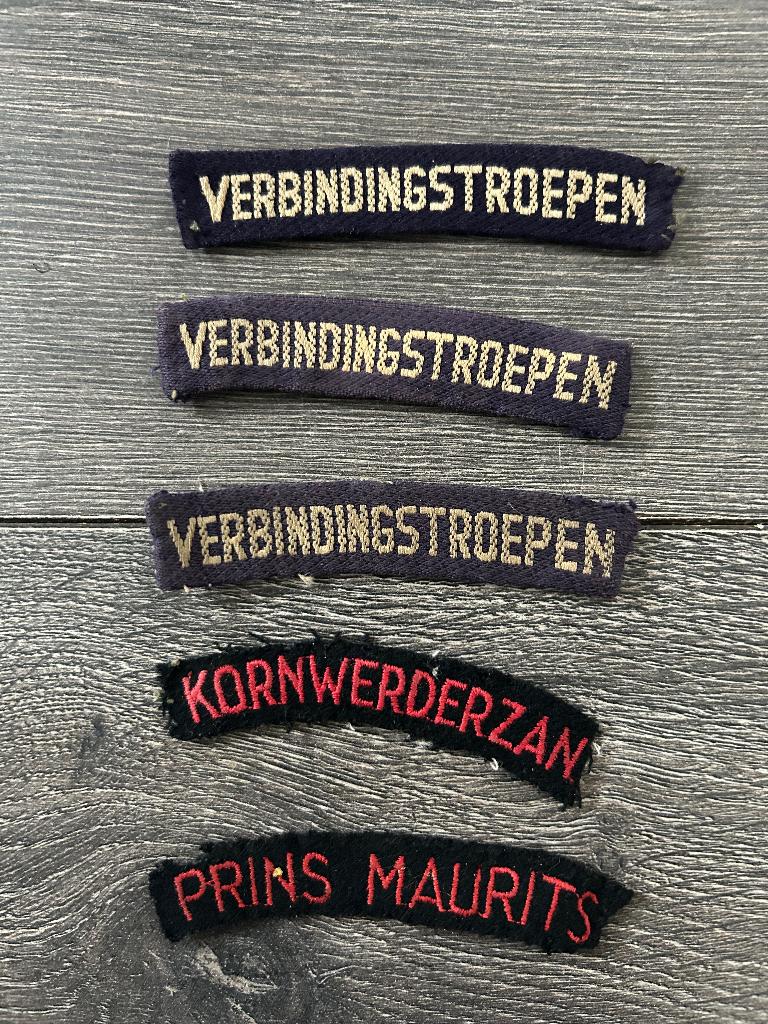 Enkele straatnamen, Verzamelen, Ophalen of Verzenden, Landmacht, Nederland, Embleem of Badge