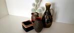 Vintage Vazen Set, Huis en Inrichting, Gebruikt, Overige kleuren, Aardewerk of Porselein, Ophalen of Verzenden