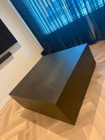 Salontafel zwart 100x100x41, 100 tot 150 cm, Zo goed als nieuw, Minder dan 50 cm, Rechthoekig