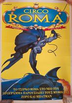 Grote poster circus Roma met Batman afbeelding, Verzamelen, Ophalen of Verzenden, Gebruikt, Rechthoekig Staand, Film en Tv