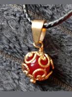 Ketting bal, Verzenden, Nieuw, Goud, Met hanger