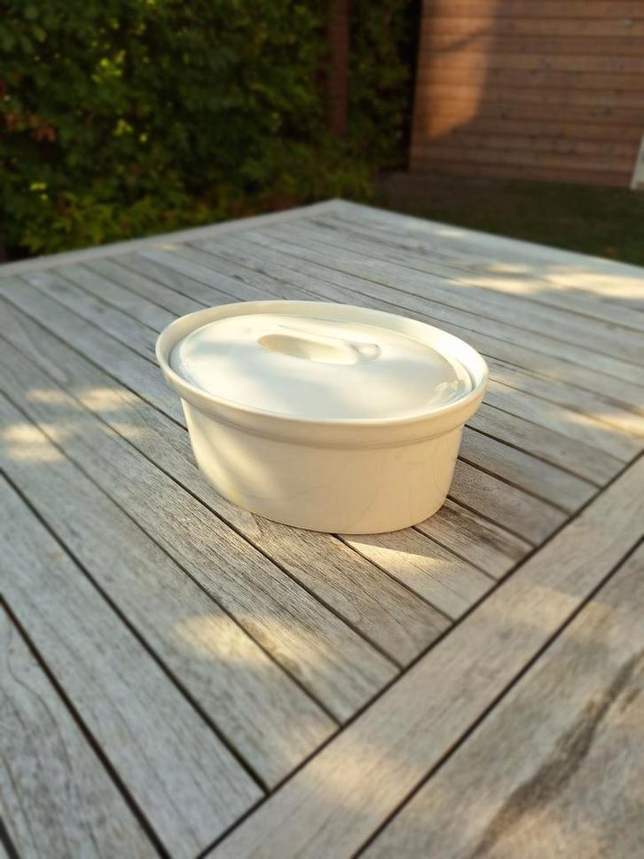 Witte Kook/bak/oven potten en schalen., Huis en Inrichting, Keuken | Servies, Schaal of Schalen, Overige stijlen, Ophalen of Verzenden