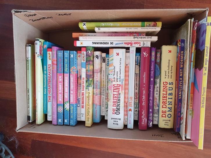 HELE DOOS MET VOORNAMELIJK MEIDEN BOEKEN, Boeken, Kinderboeken | Jeugd | 10 tot 12 jaar, Ophalen