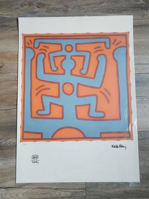 Keith Haring litho 50*70 cm 18/150, Antiek en Kunst, Kunst | Litho's en Zeefdrukken, Ophalen of Verzenden