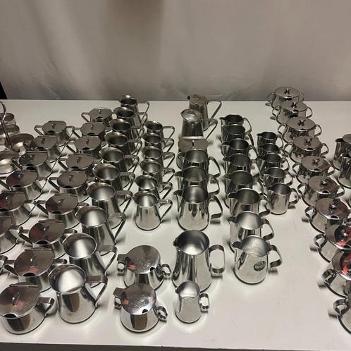 Alfra Alessi koffiekan theekan melkkan suikerpot en meer rvs, Huis en Inrichting, Keuken | Servies, Gebruikt, Overige typen, Overige stijlen