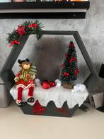 Kerstdecoratie kubus rendier/boom rood, Diversen, Ophalen, Nieuw