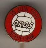 Speldje DRGS SCHIEDAM VOETBAL 1930 EMAILLE (A10)KIJK OOK EEN, Verzamelen, Verzenden, Zo goed als nieuw, Overige onderwerpen