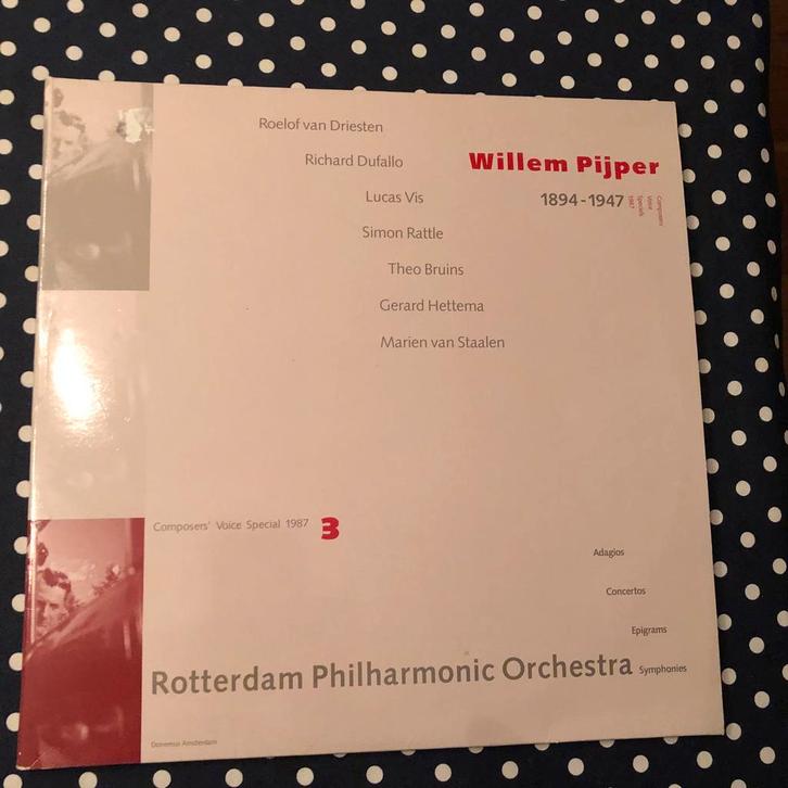 Willem Pijper - Rotterdam Philharmonic Orchestra (LP), Cd's en Dvd's, Vinyl | Klassiek, Zo goed als nieuw, Modernisme tot heden
