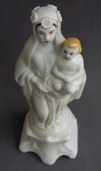 Om 1850 Brussels Porselein Maria met Kind Madonna, Ophalen of Verzenden