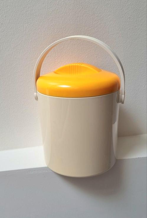 Ijsemmer vintage retro Pedrini Italy - Kwadraat, Huis en Inrichting, Keuken | Keukenbenodigdheden, Zo goed als nieuw, Ophalen of Verzenden