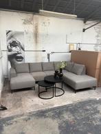 ️ Luxe u-bank en Set Salontafels — Stijlvol & Comfortabel, Ophalen, Zo goed als nieuw, Stof