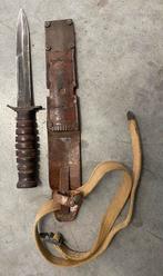 US M3 Camillus dolk met M6 lederen schede - WW2, Ophalen of Verzenden, Landmacht, Amerika, Mes of Dolk