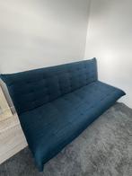 Blauwe Slaapbank - Zo Goed Als Nieuw, Ophalen, Blauw, Tweepersoons, Zo goed als nieuw