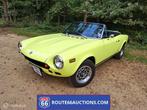 Fiat 124 Sport Spider | 1975 | Route 66 Auctions, Auto's, Oldtimers, Overige carrosserieën, Zwart, Bedrijf, Handgeschakeld