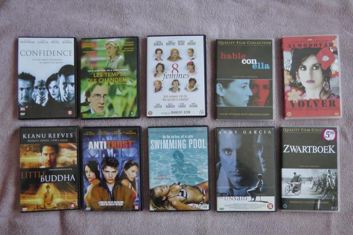Tien prachtige speelfilms op DVD voor elk wat wils!, Cd's en Dvd's, Dvd's | Filmhuis, Zo goed als nieuw, Overige gebieden, Alle leeftijden
